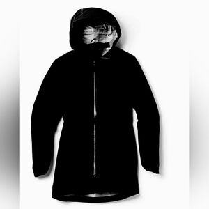 Arcteryx Codetta Watertight Goretex Hooded Outerwear Logo Coat XL Black